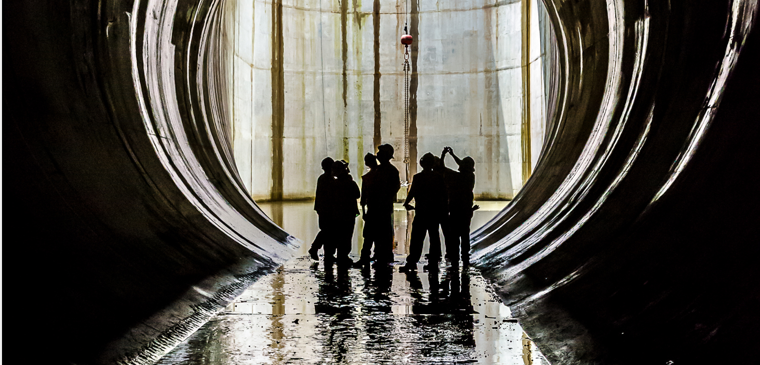 Creek Restroration Tunnel