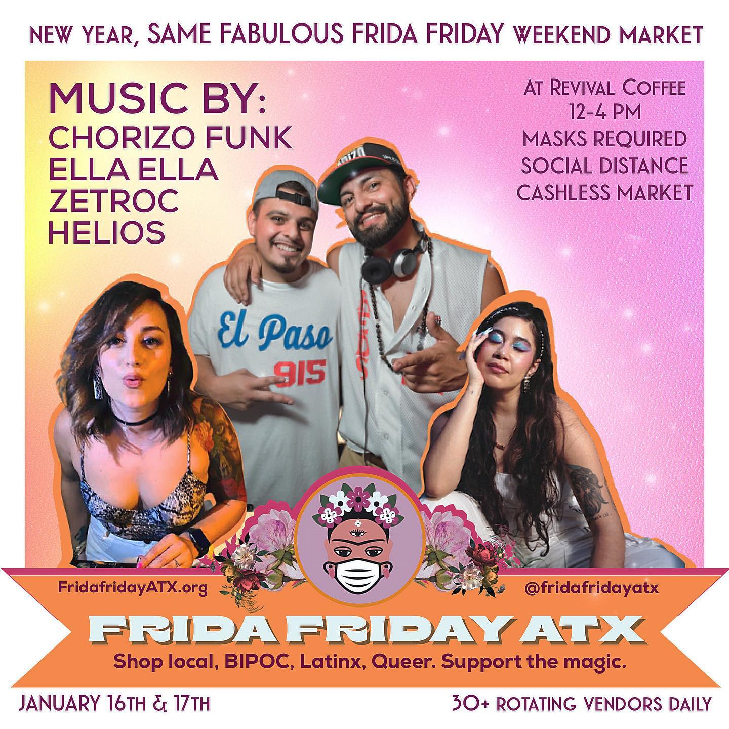 Frida Friday ATX Pop Up Market At Revival Coffee Waterloo Greenway 